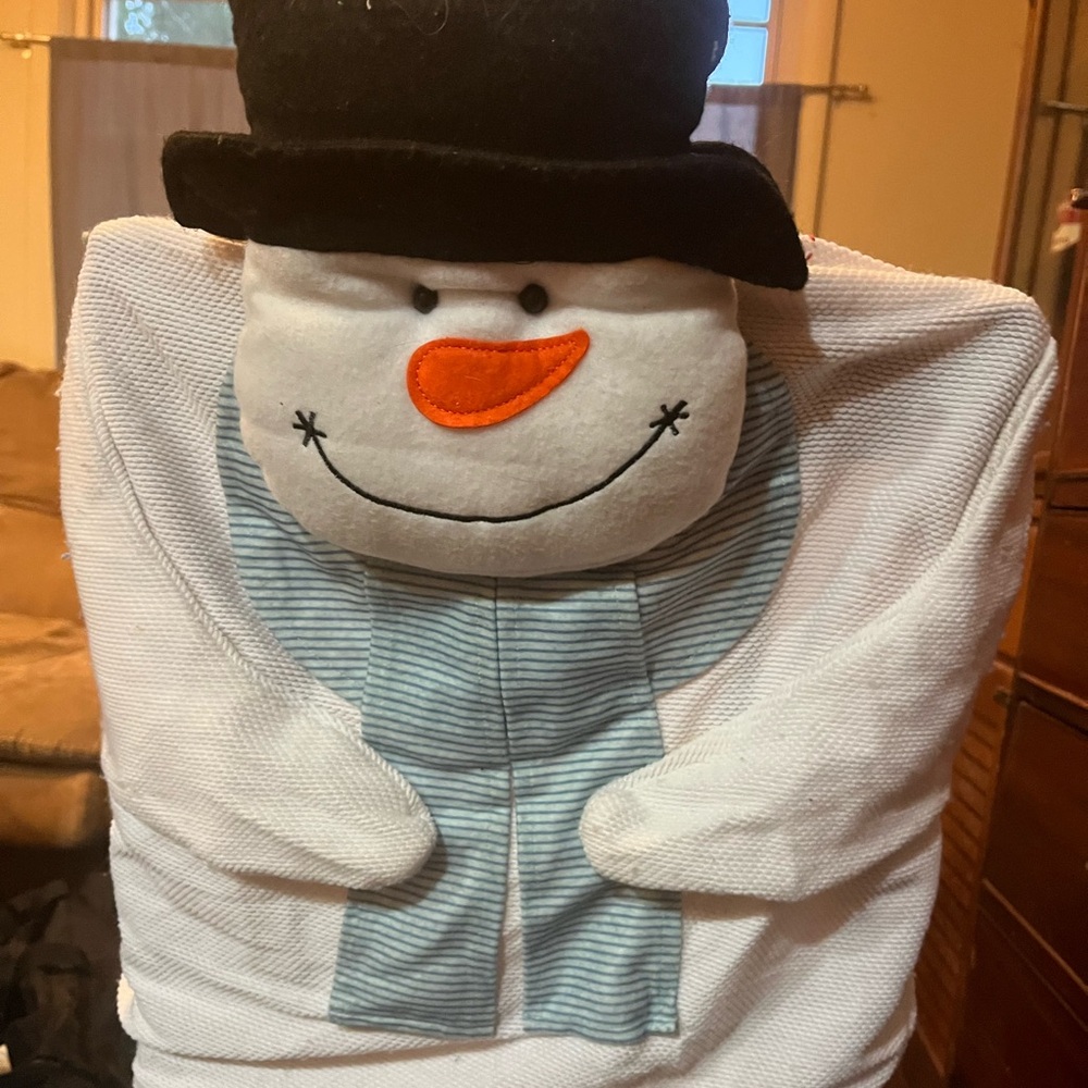 Snowman chair covers. Set of two